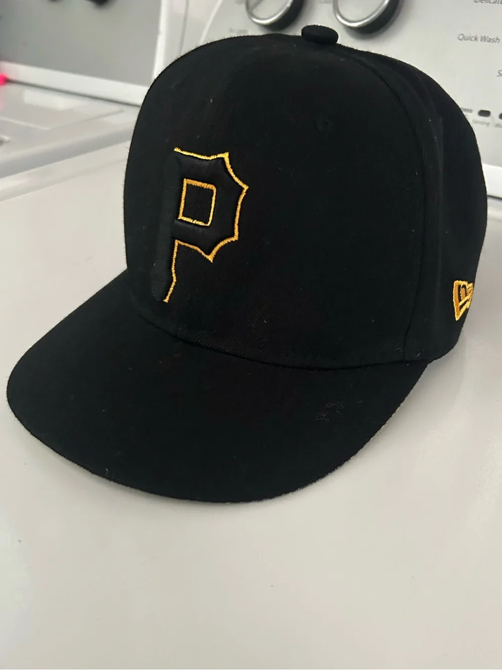 New Era Kids Black and Yellow Pittsburgh Pirates Logo Cap